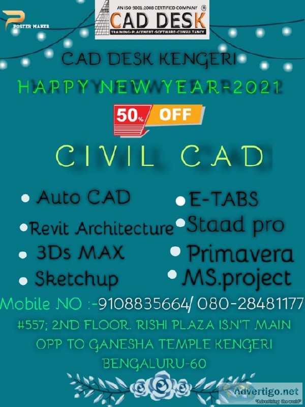 CAD DESK Kengeri &ndash Haveing Urgent Opening for primavera Fac