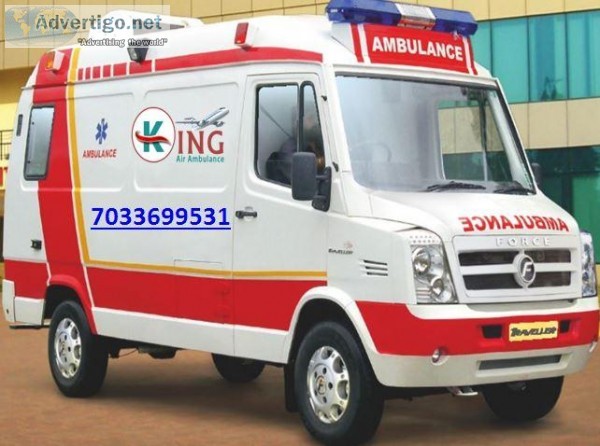 Emergency Medical Road Ambulance in Ranchi by King