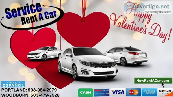 Traveling for Valentine s Day Rent a Vehicle with Service Rent a