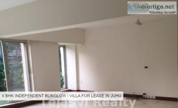 4 bhk independent villa for rent in juhu  Tejasvi Realty