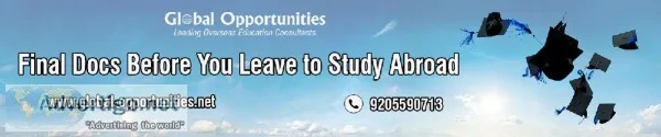 Final Docs Before You Leave to Study Abroad