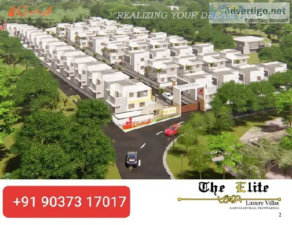 The Elite Luxury Villas Near TECHNO CITY Trivandrum 9037317017