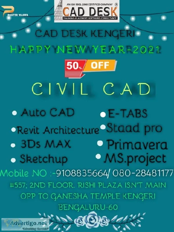 CADDESK Kengeri &ndash Offers training on Primavera