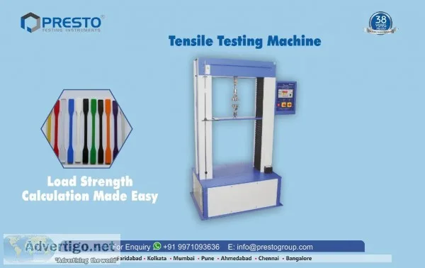 Tensile Testing Machine Manufacturers in India