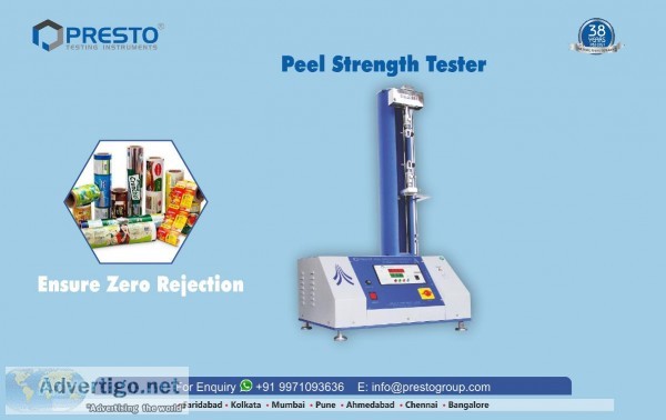Peel Strength Tester Manufacturers in India
