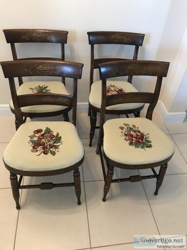 4 Original Hitchcock Chairs