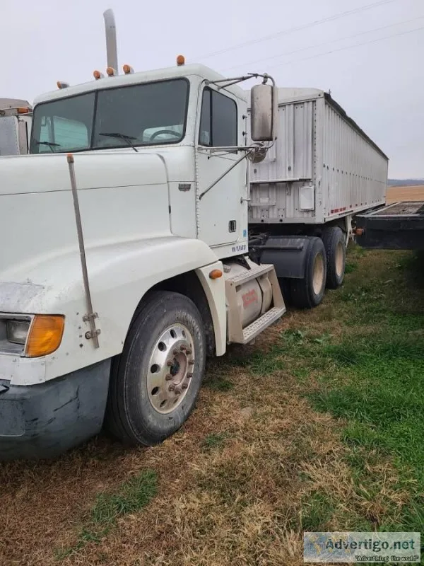 Freightliner and 1981 Wilson Trailer Package Deal For Sale In Ma