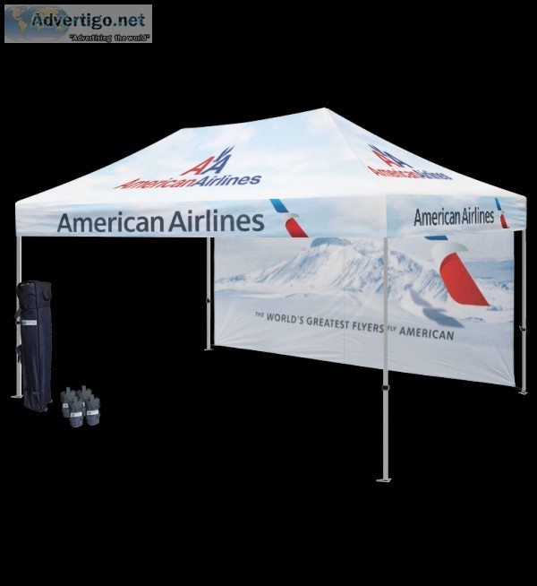 Custom Printed Canopies with Full Color Graphics  Tent Depot Can