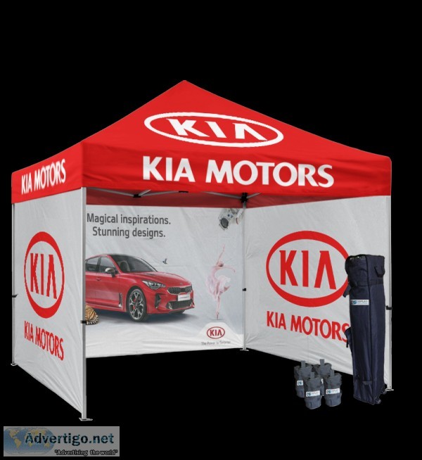 10 x 10 Canopy with Full color Graphics  Pop Up Canopy Canada