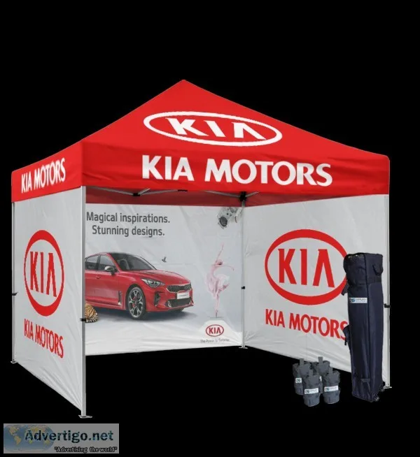 10 x 10 Canopy with Full color Graphics  Pop Up Canopy Canada