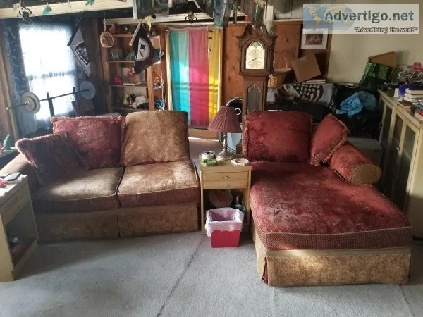 Down feather sectional couch