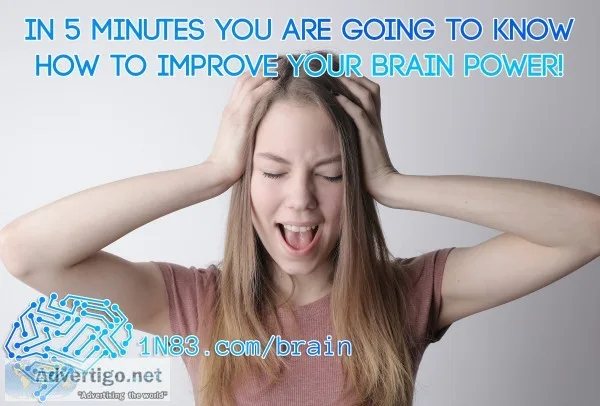 Improve brain function in a snap