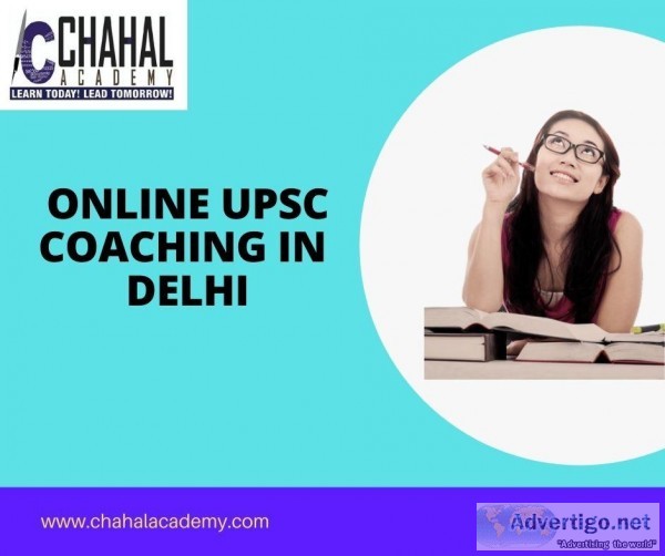Online IASUPSCIPS- Delhi- Chahal Academy