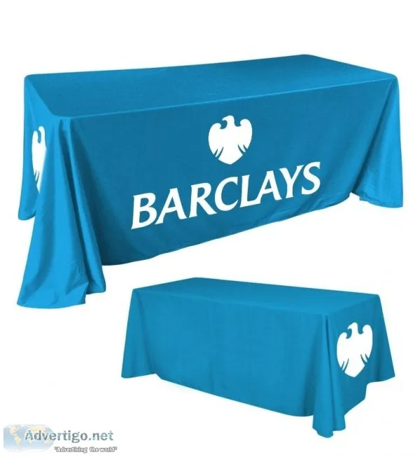 Custom tablecloths  Trade Show Table Covers For Events  USA