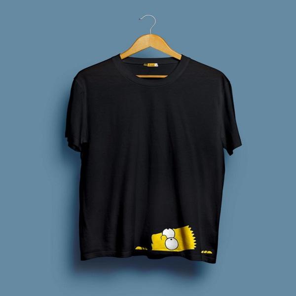 Simpsons Round Neck Graphic T-Shirt