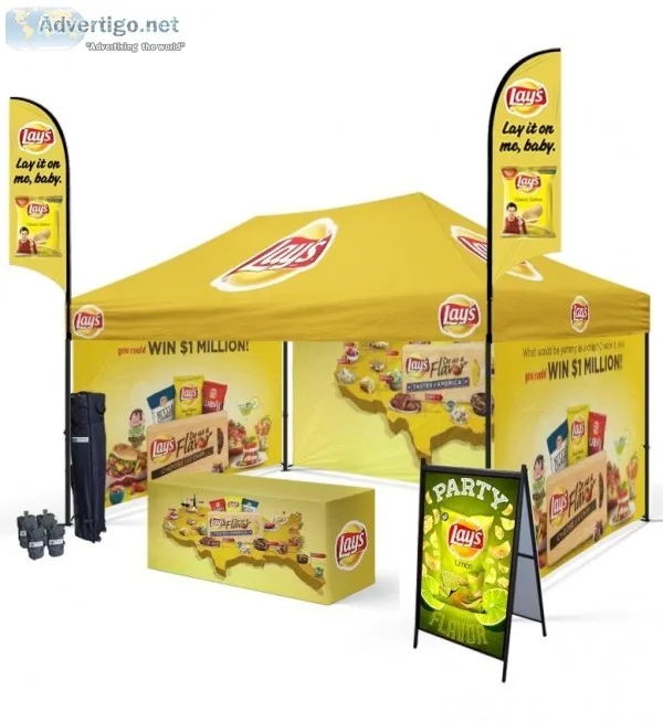 Custom Printed Promotional Tent - Attract Attention
