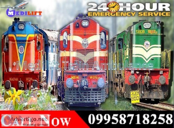 Get Emergency Train Ambulance in Delhi at Lowest Budget by Medil