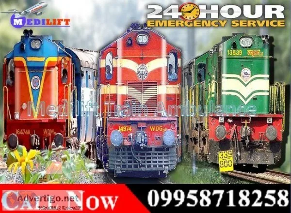 Get Emergency Train Ambulance in Delhi at Lowest Budget by Medil