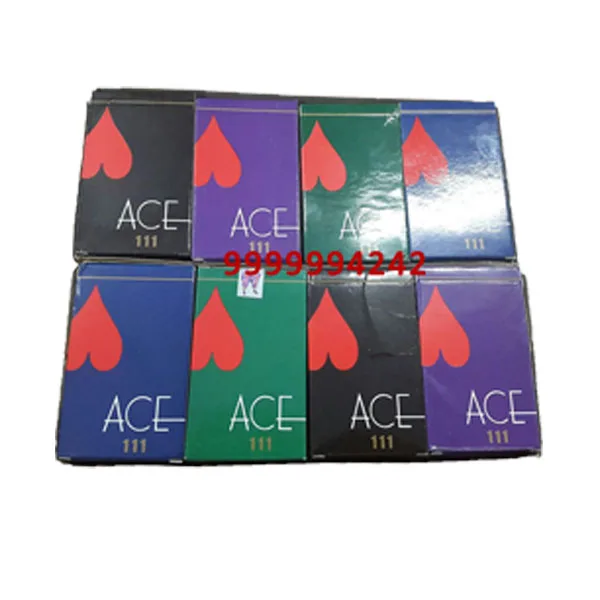 Spy cheating marked playing cards