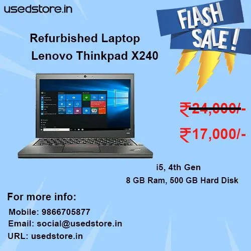 Refurbished Lenovo Thinkpad X240 Laptop