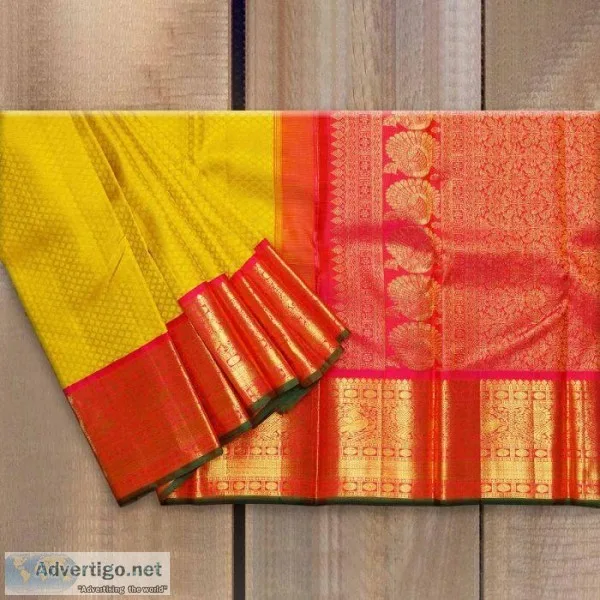 Bridal Lime Green Silk Saree