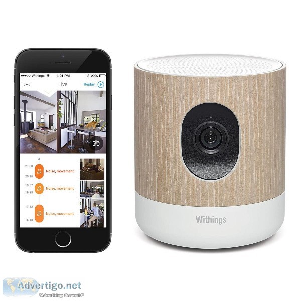 Wi-Fi Security Camera with Air Quality Sensors