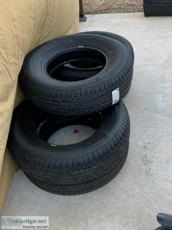 RV Travel trailer Tires New.