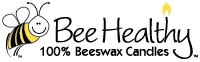 white beeswax taper candles