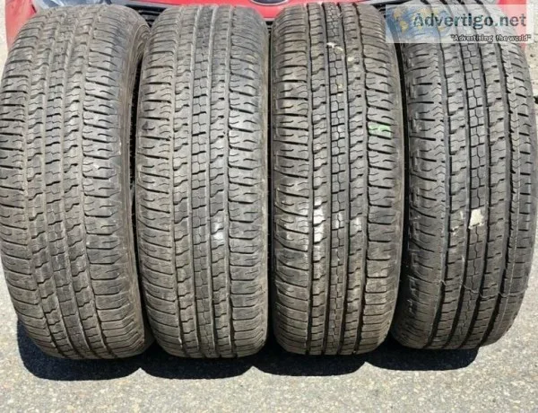 TIRES SET 4 GOODYEAR 18INCH 27565