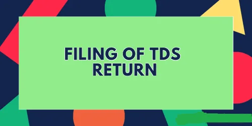 Kanakkupillai - TDS Return Filing in India