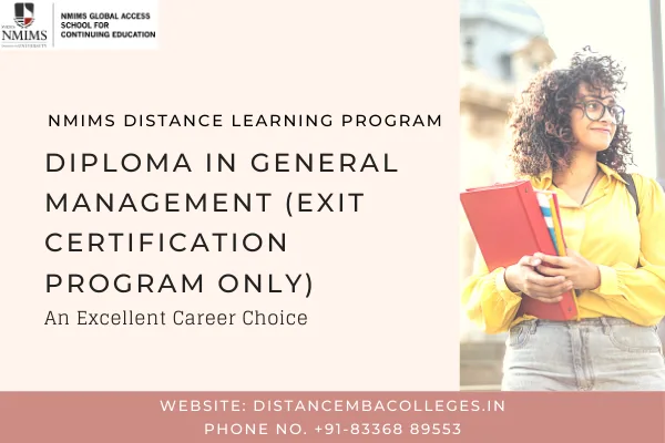 Diploma in General Management - NMIMS Distance Learning
