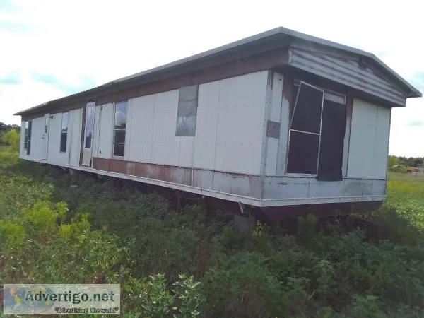 1 acre lot with single mobile home