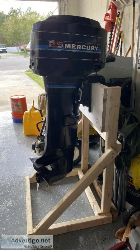 25 HP Mercury Tiller