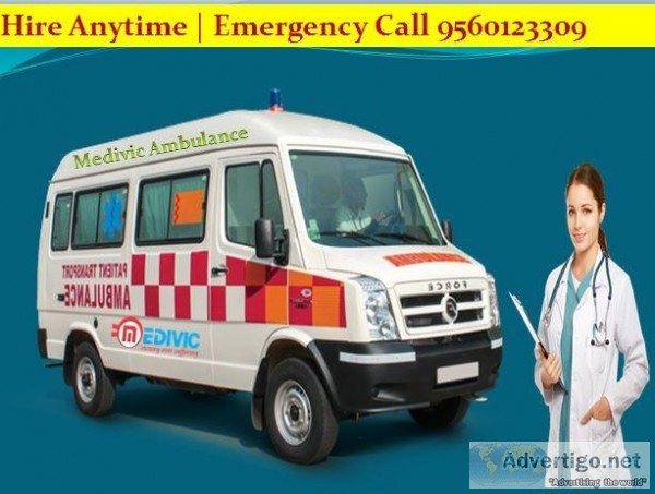 Best and Low Fare Medivic Road Ambulance in Patna