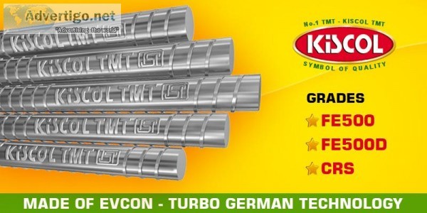 Kiscol Steel TMT  bars for construction  in tamilnadu