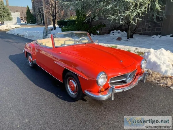  23617 1962 Mercedes 190SL Red