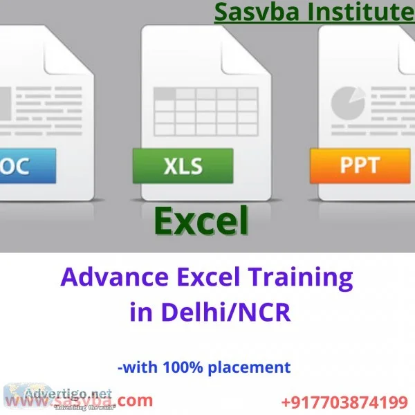 Advance Excel Training in DelhiNCR