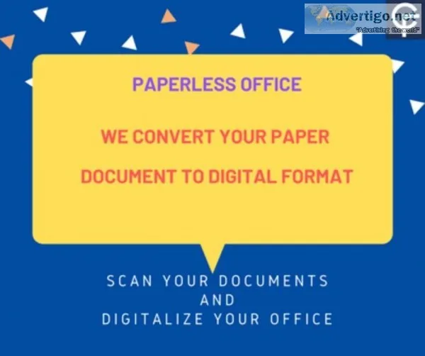 Document Scanning Digitization Service.