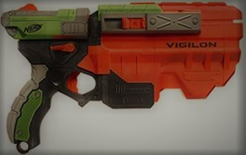 Nerf Vortex Vigilon Blaster (Super Condition) ONLY 5