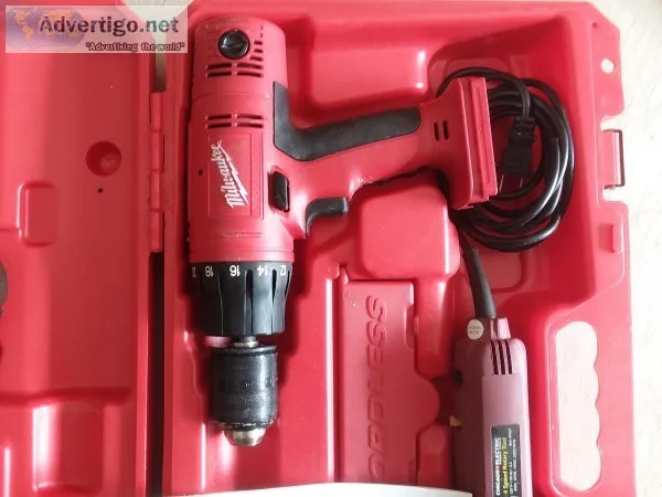 Milwaukee 12&quot Hammer Drill with Chicago Rotar