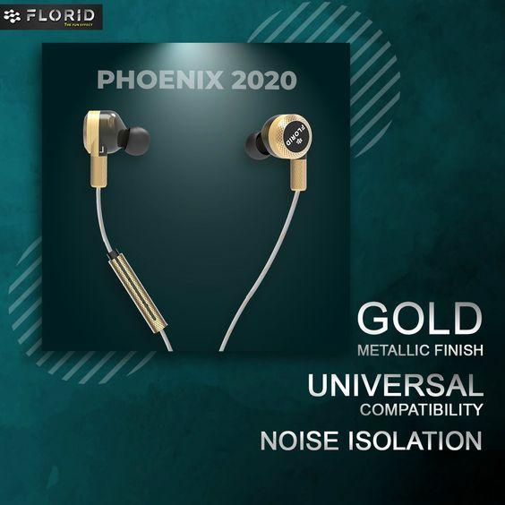 Florid Phoenix 2020 Wired Earphones and Headphones with Mic and 