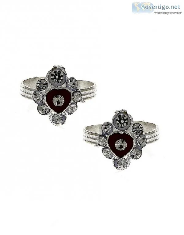 Shop for Silver Toe Rings Online for Women at Best Price by Anur