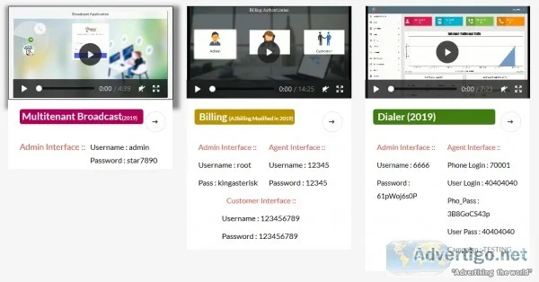 Cloud Base Dialer Solutions LIVE DEMO