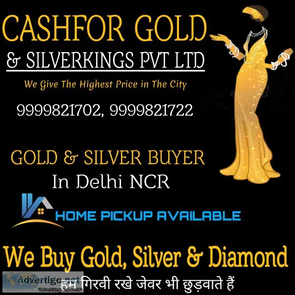 Silver and diamond for cash