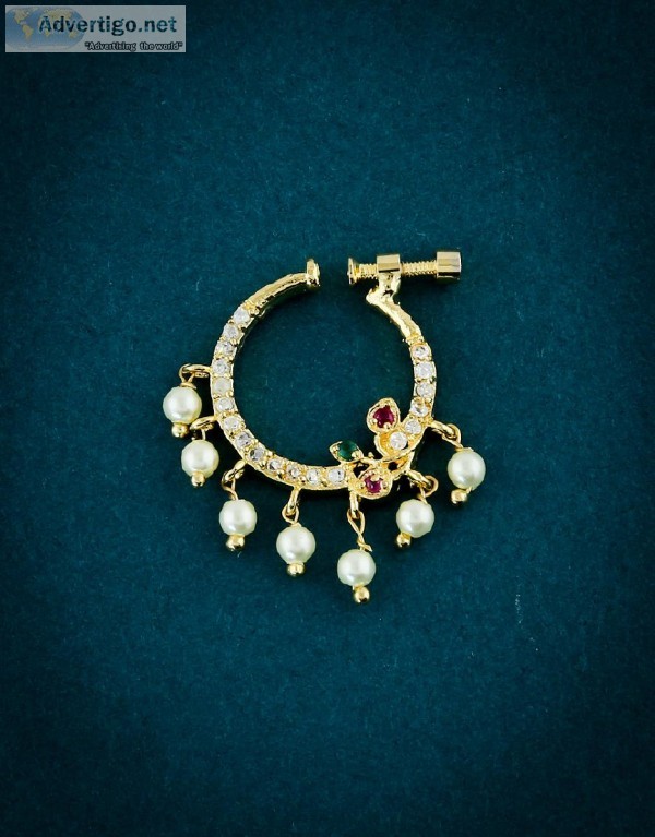 Buy Beautiful Collection of Nose Ring Design Online at Affordabl