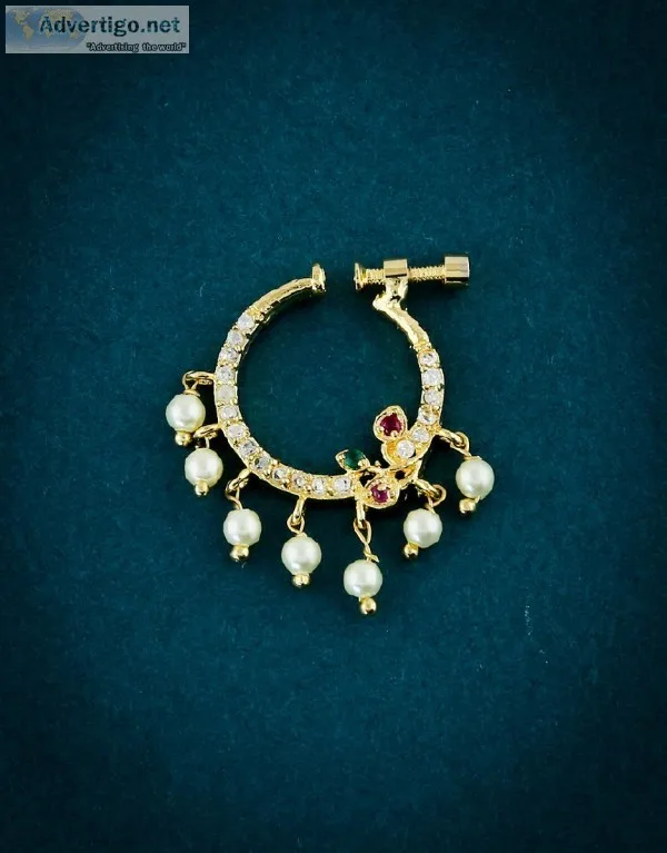 Buy Beautiful Collection of Nose Ring Design Online at Affordabl