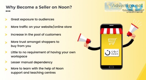 Why become a seller on noon