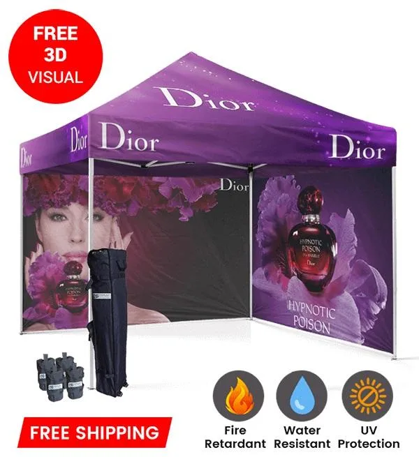 10x10 Canopy Tents  Custom Printed Tents With Logo - Branded Can