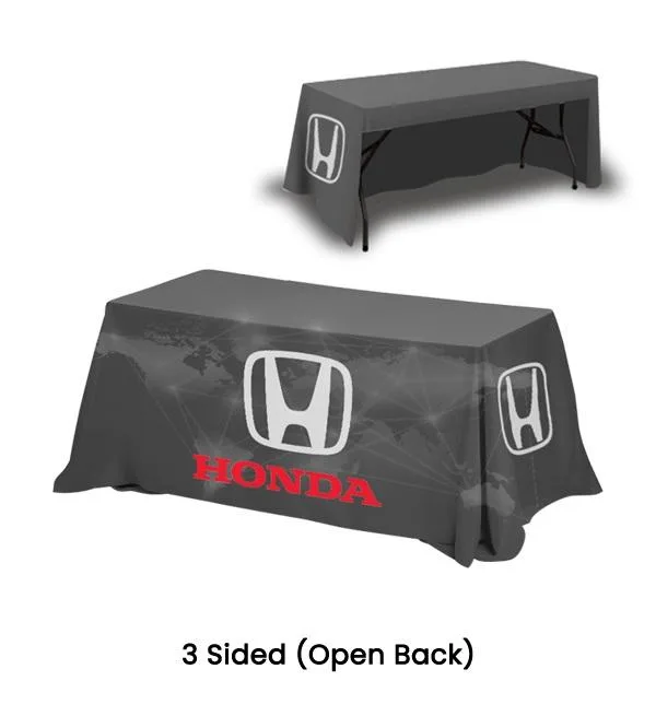 Trade Show Table Covers  Custom Printed Tablecloths - Branded Ca