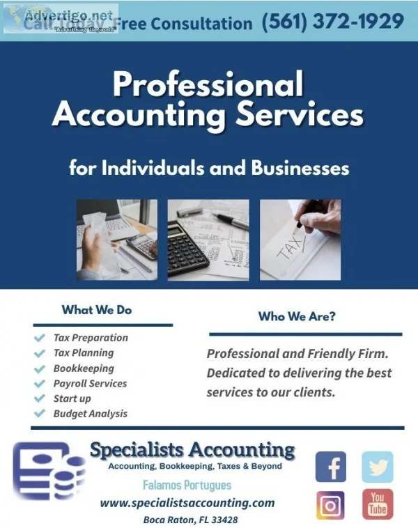 Accounting Bookkeeping and Tax Preparation